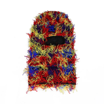 Distressed Knitted Ski Mask